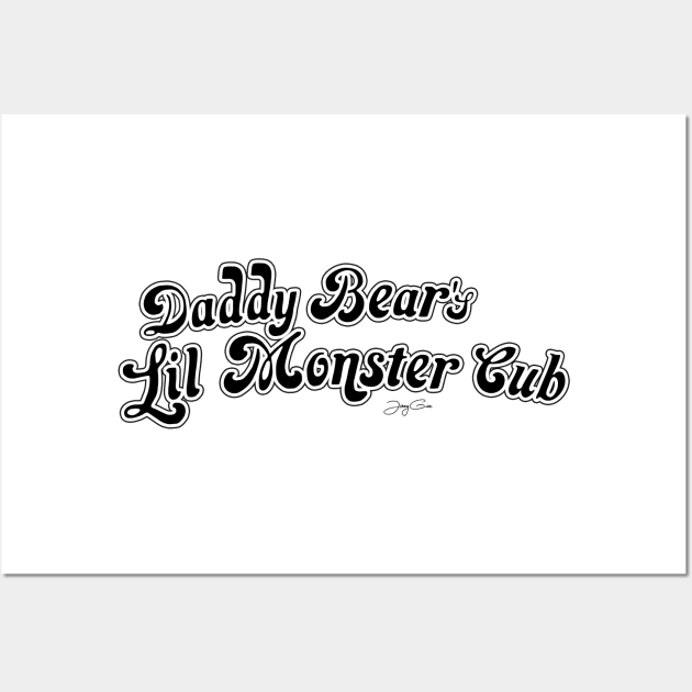 Lil Monster Cub simple Wall Art by JayGeeArt